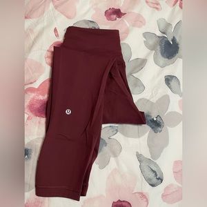 Lululemon Wonder train contour fit high rise tight 25”